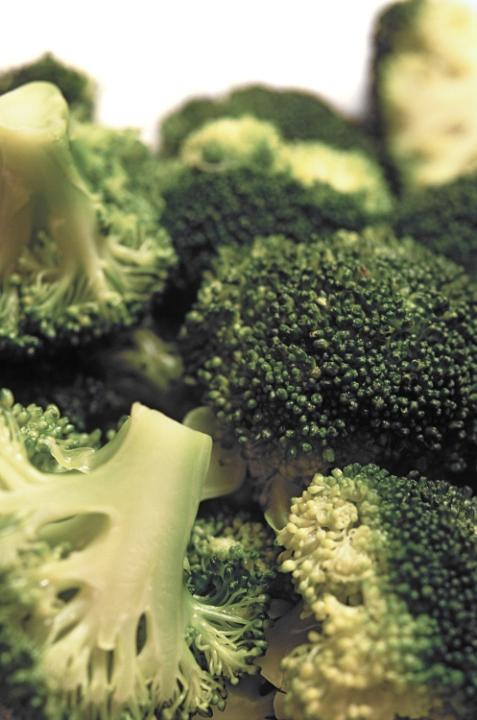 boiled broccoli florets for christmas dinner