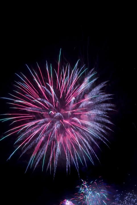 a spectacular new years eve firework display to welcome in the new year