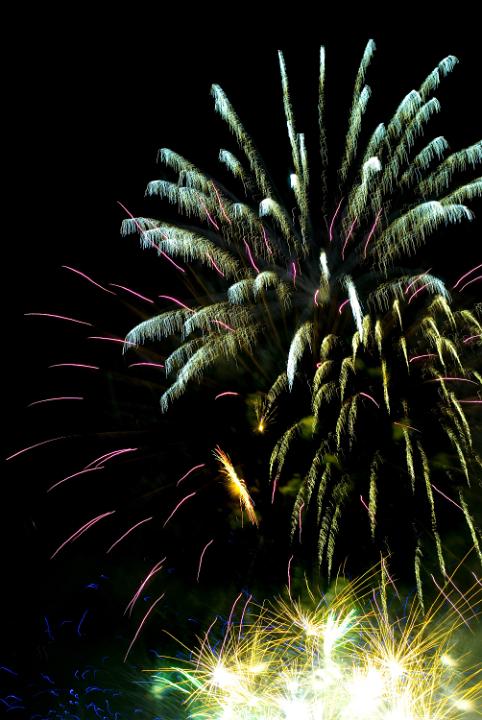 a spectacular new years eve pyrotechnic display to welcome in the new year